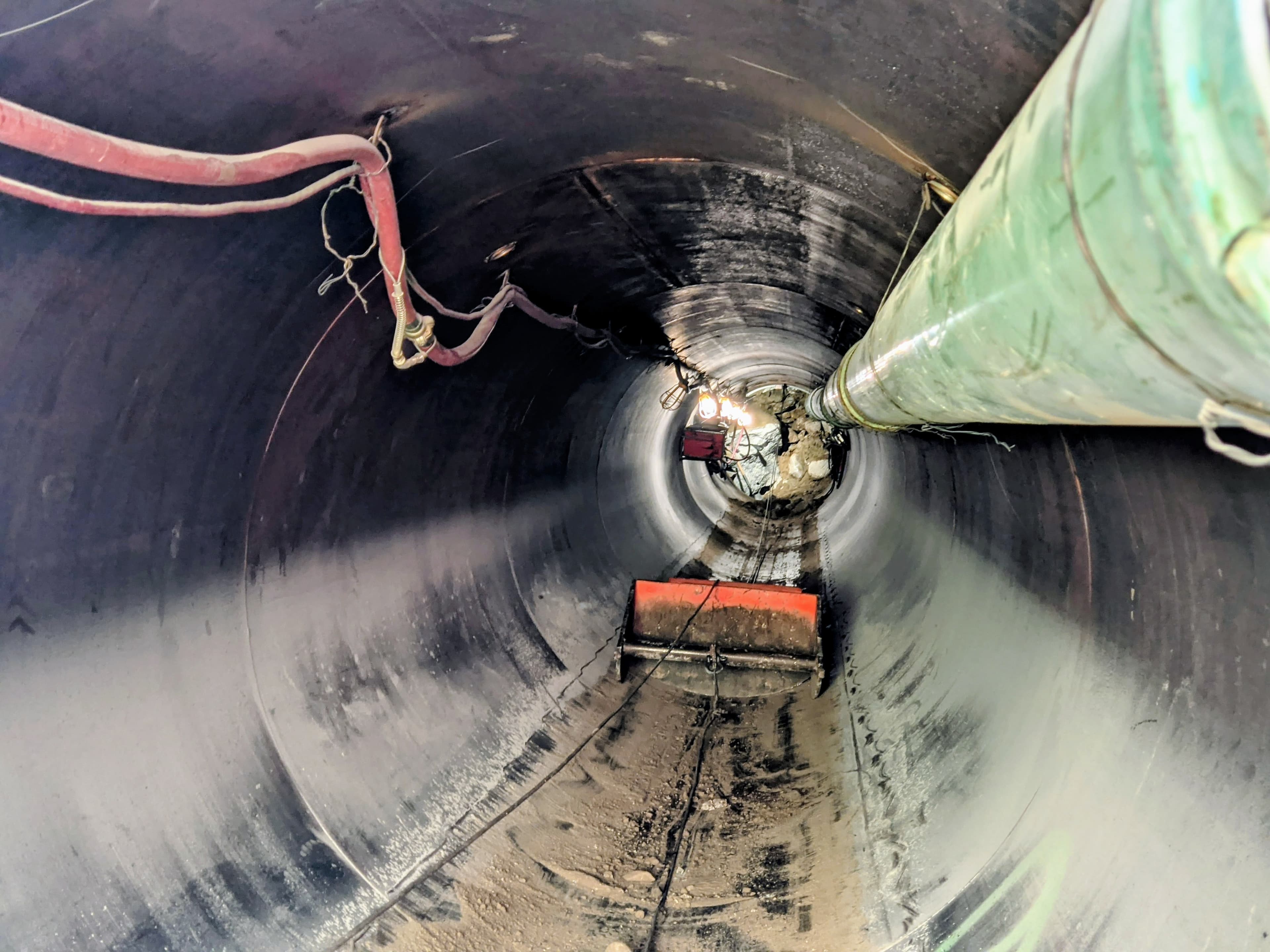 60-inch casing installation — trenchless method
